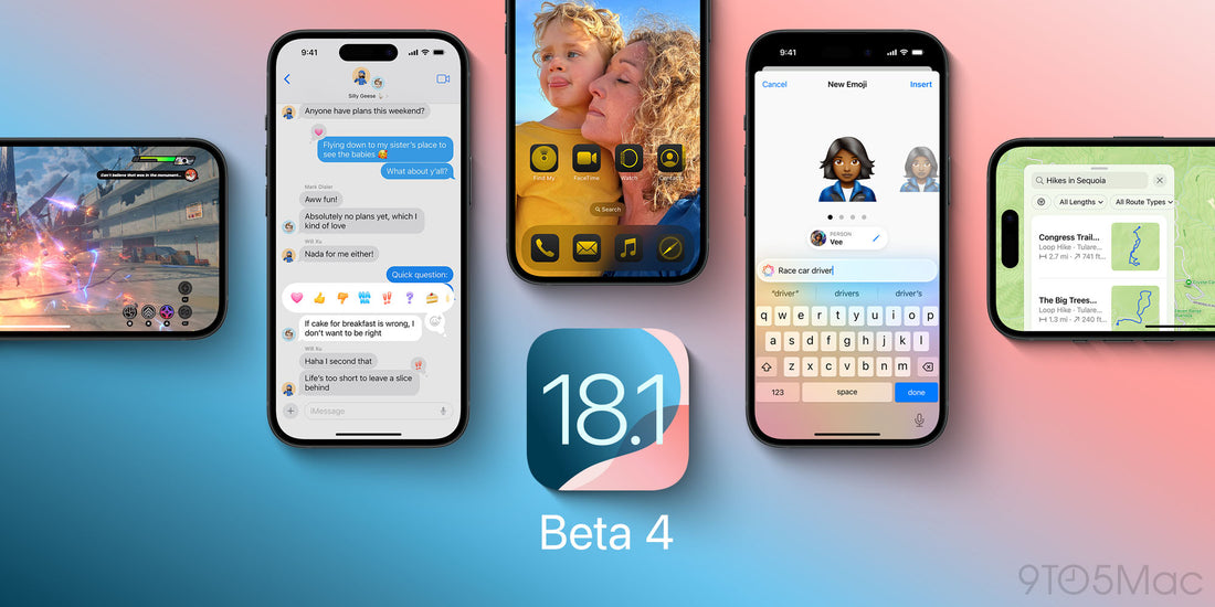 iOS 18.1 beta 4 rulles nu ud til alle iPhones