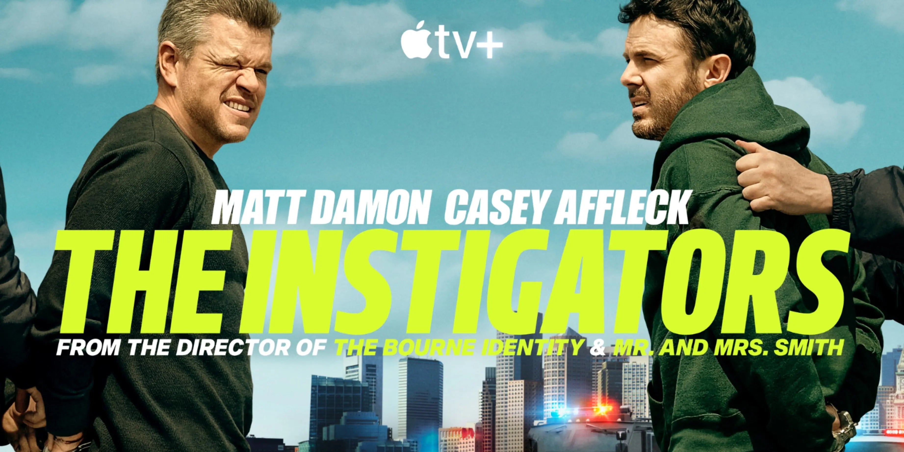 Matt Damon spiller hovedrollen i den nye Apple TV+-film “The Instigators”, der streames nu