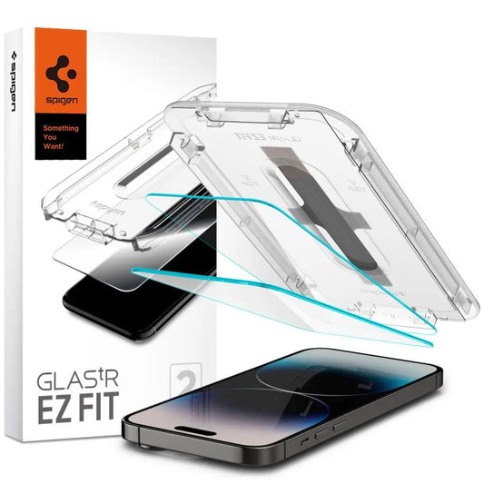 Spigen GLAS.TR "EZ FIT" 2-PACK IPHONE 14 PRO CLEAR Spigen