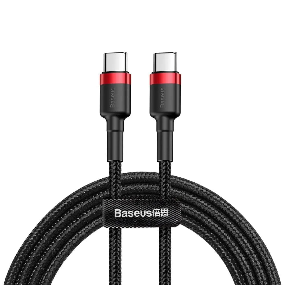 Baseus Cafule Kabel: Holdbart USB-C PD / USB-C PD Kabel i Nylonfletning Baseus