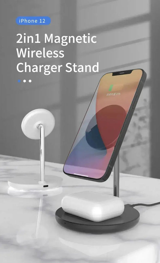 2 in 1 Magnetic Wireless Charger Stand 15W OEM